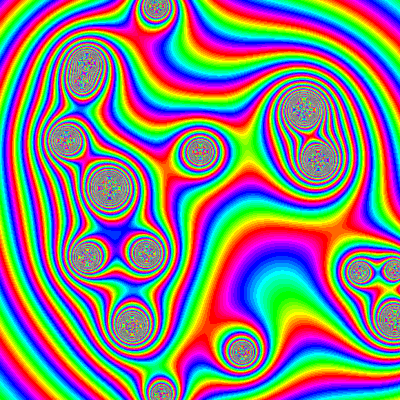 Screenshot of "Metaballs at 2019"