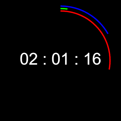 Screenshot of "Simple Clock! at 2019"