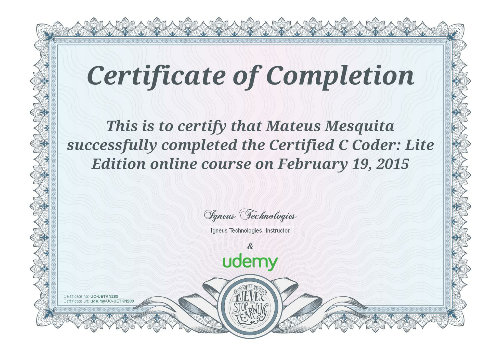Image of 2015_02_19_Certified_C_Coder_-_Lite_Edition